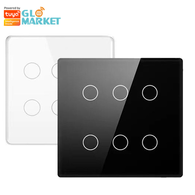 Glomarket Smart Wifi Brasile 118*124 Switch Lavora con Google Alexa Assistant Tuya Smart Light Switch per la casa