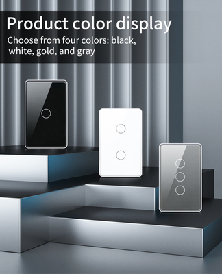 Glomarket Tuya Smart Switch Wifi US Interruttore da parete elettrico Google Home Alexa Lampada luminosa Touch Switch Controllo app