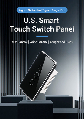 Glomarket Tuya Smart Switch Wifi US Interruttore da parete elettrico Google Home Alexa Lampada luminosa Touch Switch Controllo app
