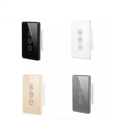 Glomarket Digital Smart Switch Light Wifi Dimmer Wireless Glass Touch Wall Light Switch Panel Tuya telecomando con Alexa