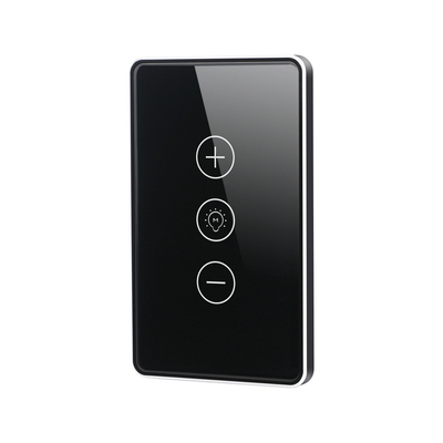 Glomarket Digital Smart Switch Light Wifi Dimmer Wireless Glass Touch Wall Light Switch Panel Tuya telecomando con Alexa