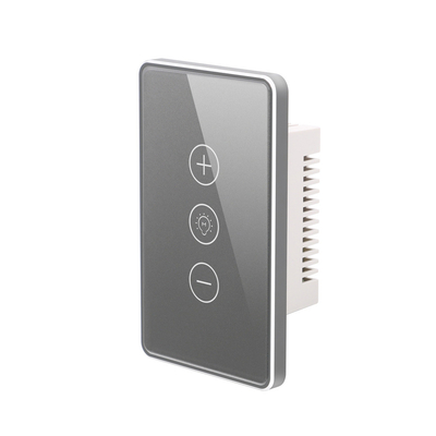 Glomarket Digital Smart Switch Light Wifi Dimmer Wireless Glass Touch Wall Light Switch Panel Tuya telecomando con Alexa