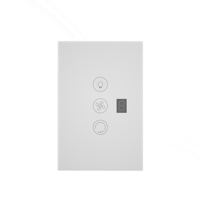 Glomarket Tuya Wifi Smart Fan Switch Tuya Smart Switch Ventilatore velocità luce On Off Controlla voce Controllo switch UE / US Standard