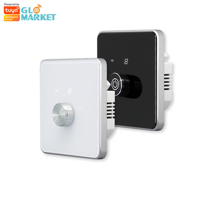 Glomarket Smart Home Dimmer Switch Tuya Zigbee Controllo vocale Buttone di attenuazione regolare la luminosità con display digitale