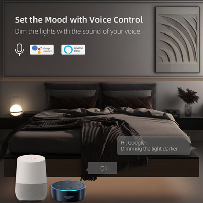 Glomarket Smart Home Dimmer Switch Tuya Zigbee Controllo vocale Buttone di attenuazione regolare la luminosità con display digitale
