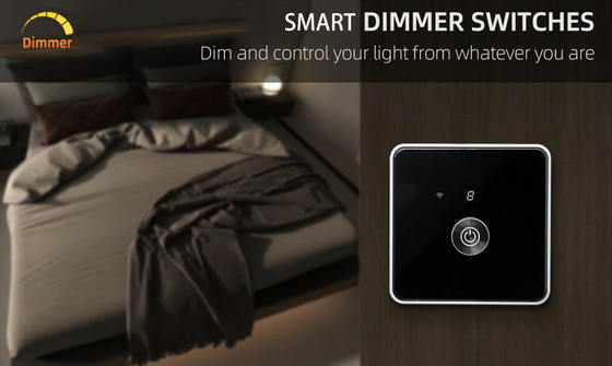 Glomarket Smart Home Dimmer Switch Tuya Zigbee Controllo vocale Buttone di attenuazione regolare la luminosità con display digitale