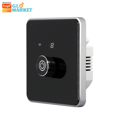 Glomarket Smart Home Dimmer Switch Tuya Zigbee Controllo vocale Buttone di attenuazione regolare la luminosità con display digitale