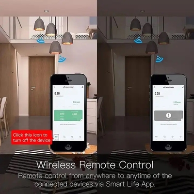 Glomarket Wifi Tuya/Smart Life App Remote Control Protector di circuito intelligente Relay Device Switch Breaker Energy Meter