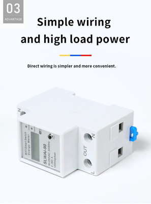 Glomarket Wifi Tuya/Smart Life App Remote Control Protector di circuito intelligente Relay Device Switch Breaker Energy Meter