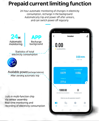 Glomarket Interruttore Wifi Smart Switch Tuya Smart 1p 2p 3p 4p Sistema domestico intelligente Circuito elettrico 4P MCB Interruttore intelligente