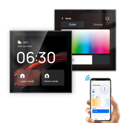Glomarket Tuya Smart 4 pollici pannello di controllo multifunzionale touch screen Alexa Voice Zigbee Central Control