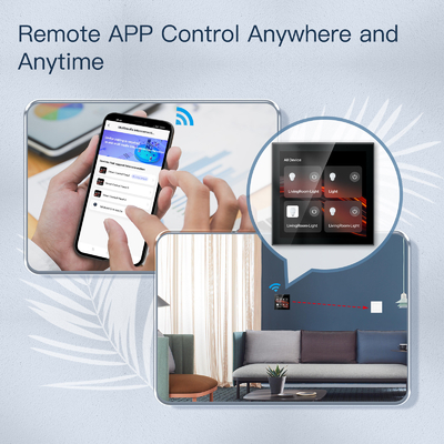 Glomarket Tuya Smart 4 pollici pannello di controllo multifunzionale touch screen Alexa Voice Zigbee Central Control