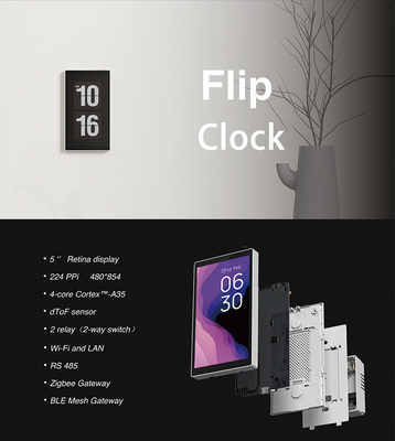 Glomarket Tuya 5 pollici Wifi Zigbee Gateway Smart Home Control Panel Multifunzione Musical Wall Touch Screen Tuya Center