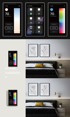 Glomarket Tuya 5 pollici Wifi Zigbee Gateway Smart Home Control Panel Multifunzione Musical Wall Touch Screen Tuya Center