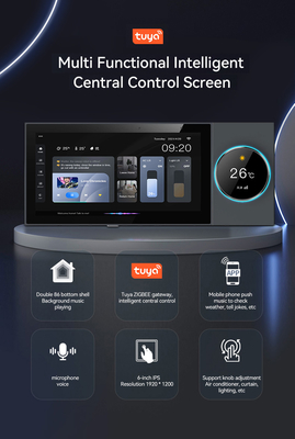 Glomarket Tuya Wifi Smart 6 pollici pannello di controllo multifunzione integrato in Zigbee Gateway Smart Home Controller Smart Host