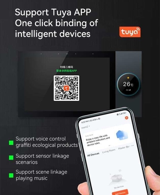 Glomarket Tuya Wifi Smart 7 pollici pannello di controllo multifunzione Ble Music Wall Touch Screen Zigbee Hub Gateway Controllo centrale