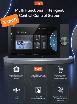 Glomarket 8 Inch Tuya Smart WiFi Zigbee Gteway Scene Music Play Pannello di controllo intelligente multifunzionale Controller centrale