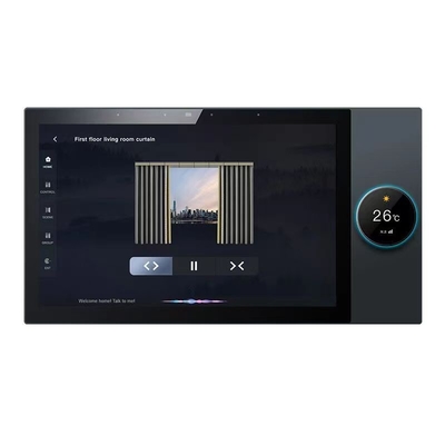 Glomarket Tuya Pannello di controllo centrale da 10 pollici con riproduzione musicale 2 Gang Relay 2 Way Speaker Prodotti per la casa intelligente multifunzionale