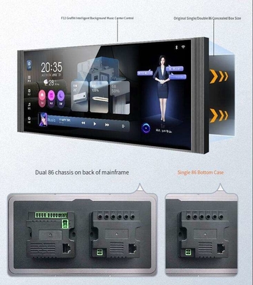 Glomarket 12 pollici Multifunzione Music Host Touch Screen Zigbee Gateway Wall Pannello di controllo centrale per le scene intelligenti Switch