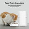 4 litri di Alexa Dog Food Dispenser Auto di alimentatore dell'animale domestico con la macchina fotografica