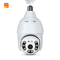 Macchina fotografica senza fili di Ptz della lampadina di sicurezza di voce di 3MP Hd Night Vision di Wifi della cupola bidirezionale della macchina fotografica