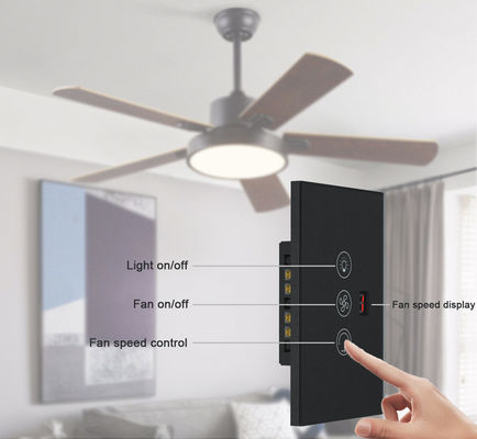 Glomarket Tuya Wifi Smart Fan Switch Tuya Smart Switch Ventilatore velocità luce On Off Controlla voce Controllo switch UE / US Standard
