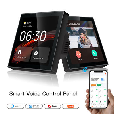 Glomarket Tuya Smart 4 pollici pannello di controllo multifunzionale touch screen Alexa Voice Zigbee Central Control
