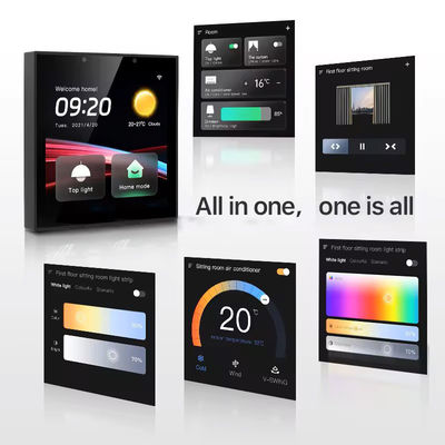 Glomarket Smart Home Control Panel Touch Screen 4 pollici Wi-Fi multifunzionale per la musica di fondo Tuya Zigbee Gateway